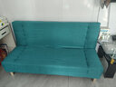 伽汀斯特折疊沙發(fā)床兩用客廳布藝沙發(fā)小戶(hù)型出租房懶人沙發(fā)簡(jiǎn)易多功能家具 湖藍色 兩人位 1.5米雙人位 曬單實(shí)拍圖