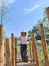范思藍恩冰絲闊腿褲女2024新款夏季薄款褲子寬松高腰垂感懶人褲 巧克力 XL 曬單實(shí)拍圖