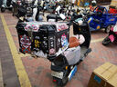 星騎俠星騎俠適pcx160尾箱LEAD新大洲本田NS125LA摩托車(chē)NS110LQ后備箱DT 55升萬(wàn)事如意+靠+不銹鋼 曬單實(shí)拍圖