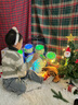 俏娃寶貝兒童5生日3禮物1架子鼓2玩具一歲寶寶敲打鼓音樂樂器兩小男孩三女 燈光新款2-6歲：梧綠輕奢兒童鼓 曬單實拍圖