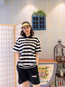 G.DUCKKIDS小黃鴨不一樣的親子裝2025夏季一家三口炸街短袖t恤母子母女裝高 米奇套裝 100 兒童 曬單實(shí)拍圖