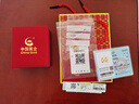 中國黃金（CHINA GOLD）滿天星黃金耳環(huán)女耳釘車花足金耳飾小耳圈七夕禮物送女友老婆 A款滿天星耳扣【一對】約1.7g 曬單實(shí)拍圖