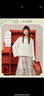 愛(ài)居兔春季新款東方簡(jiǎn)奢風(fēng)國潮風(fēng)夾克外套EWJAJ1P016A 米白17 M 160/84A 曬單實(shí)拍圖
