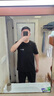 冠軍涂鴉純棉短袖t恤男夏季寬松大碼圓領(lǐng)短袖男士半袖彈力打底衫短袖男 短袖小標黑色260g美版 2XL 170-190斤 曬單實拍圖