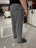 AEMAPE涼感冰絲牛仔褲男士夏季超薄款男褲大碼寬松直筒彈力闊腿天絲長(cháng)褲 7018煙灰 36 曬單實(shí)拍圖