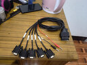 潔元汽車(chē)OBD2公頭轉(zhuǎn)DB9母頭接口RS232水晶頭診斷工具以太網(wǎng)關(guān)連接線(xiàn) OBD對(duì)DB9 一分四（定義五款） 曬單實(shí)拍圖