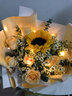 艾斯維娜鮮花速遞玫瑰花混搭花束生日禮物全國同城花店配送 向日葵香檳混搭花束小清新風(fēng) 曬單實(shí)拍圖