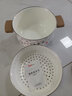 安博力臻彩搪瓷琺瑯湯蒸鍋 蒸煮鍋-卡通白 24cm 曬單實拍圖