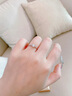 CRD克徠帝【現貨閃發(fā)】水滴PT950鉑金鉆戒女戒求婚群鑲鉆石戒指 PT950鉑金 共約27分主石18分D-E色SI 曬單實(shí)拍圖