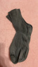 全棉时代男女袜子情侣5A抗菌中长短筒船袜4双装 墨黑+石灰+霜灰+藏蓝 实拍图