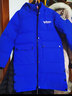 雪中飛童裝兒童羽絨服男童拜年服中大童字母印花女童長(cháng)款羽絨服外套 藍色 160 曬單實(shí)拍圖