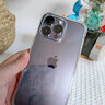 韻寧【鈦灰真機實拍】適用于iPhone15promax手機殼蘋果16pro手機保護殼透明不易發(fā)黃硬殼軟邊簡約款 精孔透明【不易發(fā)黃，玻璃背板軟邊框】 iPhone15Promax【包靜音鍵】 曬單實拍圖