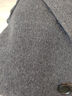 雅戈爾（YOUNGOR）大衣男士秋冬青年男大衣羊毛羊絨面料鵝絨內膽商務大衣 灰色VYSY01N121CXY L 175/96A 曬單實拍圖