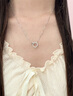 老鳳祥輕奢侈S925銀項鏈女莫比烏斯環(huán)首飾生日紀念日禮物送女友老婆 莫比烏斯環(huán)項鏈*精美禮盒 曬單實(shí)拍圖