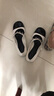 CHARLES&KEITH優(yōu)雅拼色粗跟瑪麗珍鞋子女鞋生日禮物女七夕禮物CK1-60580265 White白色 39 曬單實拍圖