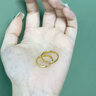中國黃金（CHINA GOLD）黃金莫比烏斯環(huán)情侶對(duì)戒一對(duì)足金活口戒指紀(jì)念七夕情人節(jié)生日禮物 莫比烏斯環(huán)戒指【情侶對(duì)戒】約3.1g 曬單實(shí)拍圖
