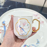 NINE CRANES景德鎮(zhèn)茶具整套骨瓷家用喝茶禮盒8件套喬遷禮物茶杯陶瓷旋轉(zhuǎn)托盤 春暖花開茶壺杯子套裝 8件 曬單實(shí)拍圖