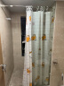 访客 浴帘 优质涤纶加厚免打孔浴室防水隔断帘 柯基款1.8-2米带挂环 实拍图