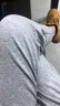MR-90潮牌秋冬休閑褲男女同款棉質(zhì)褲子青少年加絨運動(dòng)九分小腳衛褲束腳 黑色+灰色（兩件裝） XL（建議120-135斤） 曬單實(shí)拍圖