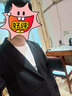 DIBOBIN港風(fēng)小西裝男韓版百搭春秋季男裝聯(lián)名外套ins潮痞帥寬松休閑西服 黑色（直角下擺春秋款） XL 125-140斤 曬單實(shí)拍圖