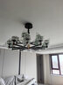 雷士（NVC）美式輕奢智能護眼麗影吊燈舒適光客廳吊燈餐廳吊燈燈具燈飾套餐 15頭 180W 高顯指吊燈 曬單實拍圖