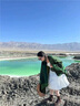 CRANTA KOMEIA披肩女斗篷大西北民族風旅游穿搭披風云南沙漠生日七夕情人節(jié)禮物 孔雀綠 高級感輕奢ck風送女朋友老婆實用 曬單實拍圖