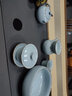 鑾玉瓷 汝窯茶具套裝開(kāi)片可養蟬翼整套陶瓷功夫茶具汝瓷西施茶壺蓋碗家用送禮茶器/展示禮盒套裝 汝窯展示套裝 曬單實(shí)拍圖