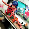 柏潮瓢蟲雷迪ladybugMiraculous少女表演服裝萬圣節(jié)卡通兒童六一演出 主圖款 S/ 110 曬單實拍圖