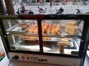 樂(lè )創(chuàng  )（lecon）保溫展示柜商用電熱臺式陳列柜熟食品面包蛋撻炸雞漢堡保溫柜小型漢堡機 0.9米雙層（直熱升級款） 曬單實(shí)拍圖