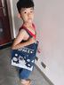 貝多美小學生用宇航員補習袋學生手提袋拎書袋作業(yè)文件收納袋大容量帆布補課包女生男孩補習書包美術(shù)袋 【五層升級特厚】星球宇航-藏藍 曬單實拍圖