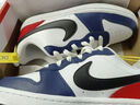 耐克（NIKE）Court Borough Low新款休閑藍灰經(jīng)典復(fù)古女子板鞋休閑運動小白鞋 DO7446-101白藍紅 36.5 曬單實拍圖