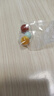 綠儂珠寶 蜜蠟?zāi)霞t老型桶珠紅綠燈隔珠腰珠星月菩提文玩手串配珠 直徑約10mm【黃銅隔片】 曬單實(shí)拍圖