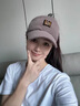 CHALL KITTY帽子女秋冬季護耳針織鴨舌帽女士保暖毛線帽空頂帽子送女朋友老婆 咖色-高檔實用時尚高級感禮盒裝 曬單實拍圖