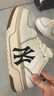 美職棒（MLB）官方男鞋女鞋美職棒新款運動(dòng)鞋子NY學(xué)長(cháng)鞋厚底增高鞋情侶鞋板鞋 紐約洋基隊/象牙色/拍大半碼 43 275 曬單實(shí)拍圖