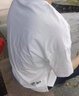 羅蒙T恤男美式潮牌重磅純棉寬松圓領(lǐng)大碼落肩短袖高街ins夏季半袖體恤 白色 XL (145-165斤) 曬單實(shí)拍圖