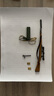 1：6二戰(zhàn)兵人武器 波波沙加蘭德莫辛納甘恩菲爾德98K 模型玩具 2015B 98K版 曬單實拍圖