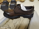 Walker Shop大頭皮鞋男春新款【頭層牛皮】男士商務(wù)正裝鞋軟底腳寬休閑男鞋 棕色 43 曬單實(shí)拍圖
