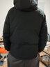 Canelin Kiskha鴨絨羽絨服男2025冬季厚款大碼保暖防寒衣服潮牌男裝冬裝外套 黑色羽絨服 3XL 碼 體重170-185斤 曬單實拍圖