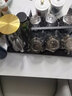 格娜斯（CRISTALGLASS）玻璃杯水杯家庭套裝泡茶杯家用高顏值帶把杯子鉆石輕奢杯具水具 鉆石杯6只+杯架+托盤(pán)+金色蓋水壺 曬單實(shí)拍圖