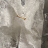 菲奢蘭旗袍外搭披肩高端蕾絲防曬披風(fēng)外套斗篷旗袍外搭香檳色黑色披巾 均碼圓領(lǐng)白色 曬單實(shí)拍圖