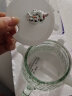 鹰皇创意家用圆形玻璃烟灰缸办公室餐厅玻璃器皿 圆形1个款式随机 实拍图