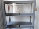 豐龍手辦展示柜玩具模型展示架泡泡瑪特收納陳列柜透明竹木亞克力展柜 曬單實(shí)拍圖