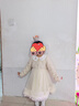 ASK JUNIOR兒童女童裙子2025秋小香風(fēng)網(wǎng)紗公主裙寶寶蛋糕禮服裙 杏色 120 曬單實(shí)拍圖