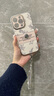 圣圖朗小香風(fēng)山茶花小羊皮適用15iphone手機(jī)殼14promax輕奢皮質(zhì)ins風(fēng)高級感掛繩女13新款12保護(hù)套13全包 白皮質(zhì) 線條山茶花+立體山茶花+水鉆掛 iPhone 14 Pro 曬單實拍圖