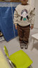 三葉豆（SANYEDOU）女童套裝秋冬裝2024新款兒童運(yùn)動(dòng)裝中大童女孩加絨衛(wèi)衣褲子兩件套 女孩款米色 春秋 140cm 曬單實(shí)拍圖