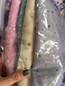 星星網(wǎng)紗蕾絲亮片布料拍照道具背景布少女風(fēng) 米黃色 曬單實拍圖
