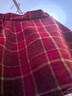 moonkids女童毛呢裙子紅色格子半身短裙2025秋冬圣誕兒童過(guò)年傘裙加厚冬裝 4507紅色格子裙 120 cm 曬單實(shí)拍圖