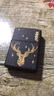 ZIPPO Zippo打火機 之寶煤油防風(fēng)火機 黑裂漆雕刻套裝 線(xiàn)雕麋鹿【火機+禮盒+油+火石】 曬單實(shí)拍圖