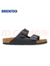 BIRKENSTOCK勃肯德國進(jìn)口男款舒適百搭外穿軟木Arizona雙扣涼拖鞋 黑色窄版1026425 41 曬單實(shí)拍圖