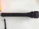 SupFire神火X123強光手電筒26650加長型可充電36W聚光超亮戶外遠射巡邏燈 X123(真聚光)：3節(jié)+3大電池+掛繩 曬單實拍圖